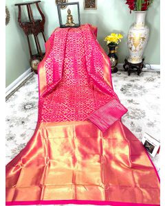 Banaras Soft Silk in Pink